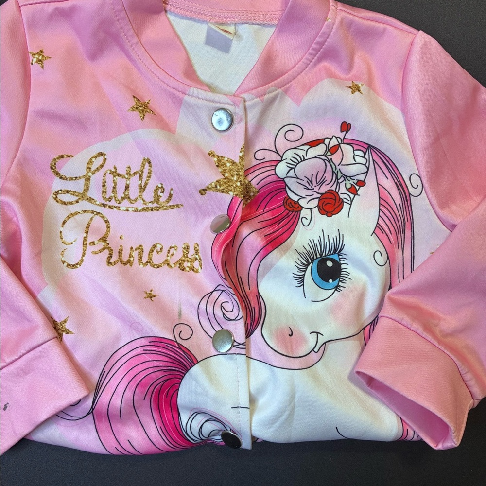 Little Princess Pink Unicorn Kids Pajamas